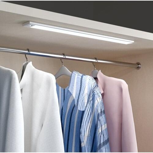 Closet Light Motion Sensor Cabinet Lamp Wardrobe Mirror Lights USB Charging Cabinet Lights Stairs Bathroom Night Light Bedroom