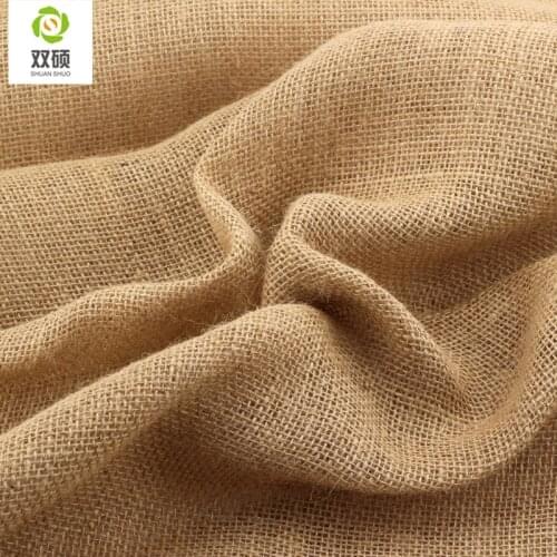 ShuanShuo 4040 # Jute Fabric Sack Linen Cloth For DIY Hand Work, Storage Bags Christmas Decoration 160*50cm
