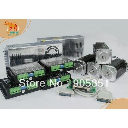 US & EU Ship ,4Axis Nema 23 Stepper Motor 428oz-in ,Single shaft ,CNC Mill Control