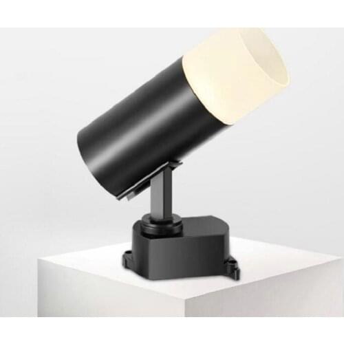 10W Dimmable COB LED Track Light Rail Spotlight AC85-265V 2 Wires Indoor Ceiling Lamps for Shop Store