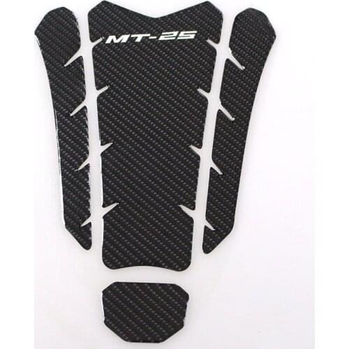 Carbon 3D ADESIVI Sticker Decal Emblem Protection Tank Pad Cas Cap For YAMAHA MT-25