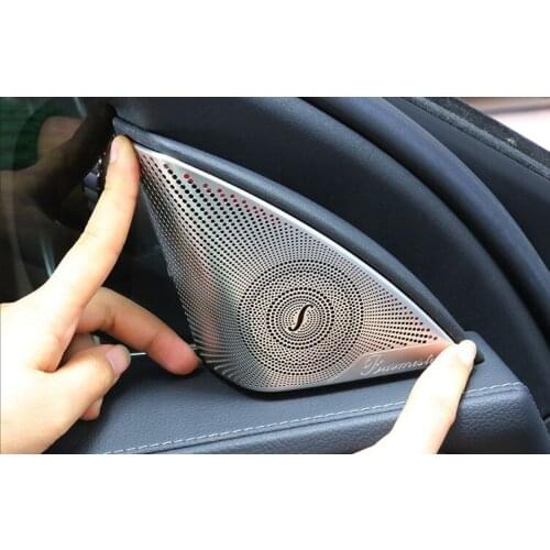 20pc Car Stereo Speaker Decoration Auto Tweeter Trim Covers Stickers Interior Accessories For Mercedes Benz C E Class C200 C180L