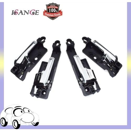 ISANCE Inside Door Handle Front Rear Left Right Set For Lincoln MKZ 07-12 / Zephyr 2006/ Ford Fusion 06-12/ Mercury Milan 06-11