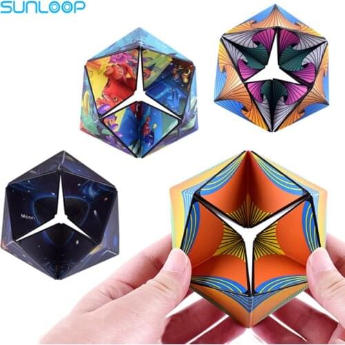 Infinity Flip Magic Cube New Children Adult anti depression Toy Unlimited Shape Cognitive Puzzle autism Stress Relieve desk toys