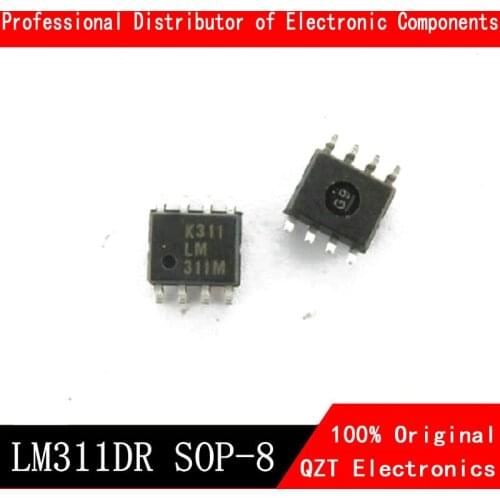 10PCS LM311DR SOP8 LM311 SOP-8 SMD 311DR Operational Amplifiers LM311D SOP