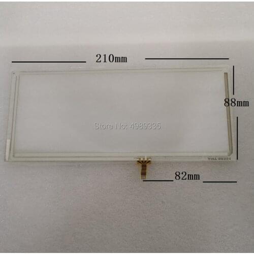 8.1-inch resistive touch screen 210X88mm 4-wire lower line position general type