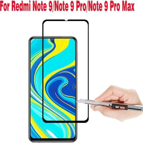 3D Full Glue Tempered Glass For Xiaomi Redmi Note 9 Pro 4G 5G Full Screen Cover Screen Protector Film For Redmi Note 9 Pro Max