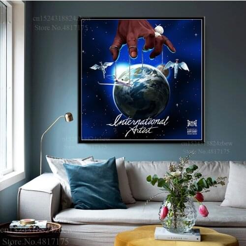 A Boogie Wit Da Hoodie Poster Rapper Singer Music Album Canvas Painting Hot Wall Art Pictures Posters and Prints for Home Decor