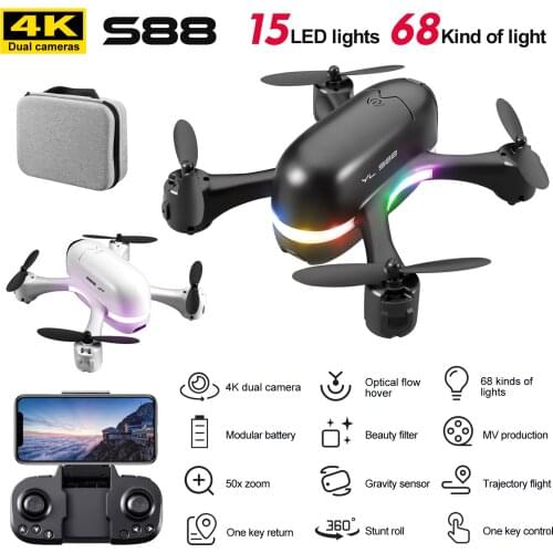 Remote-Controlled Uav Four-Axis Mini Aircraft Optical Flow Positioning Aircraft 4K HD Camera Aerial Camera Aerial Photography