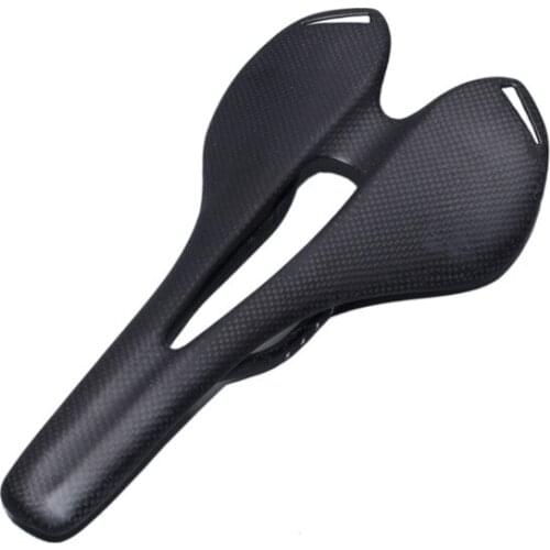 EC90 Logoless Full Carbon Fiber Mountain Bike Seat Comfortable Lightweight Soft Riding Seat Road Bike Seat