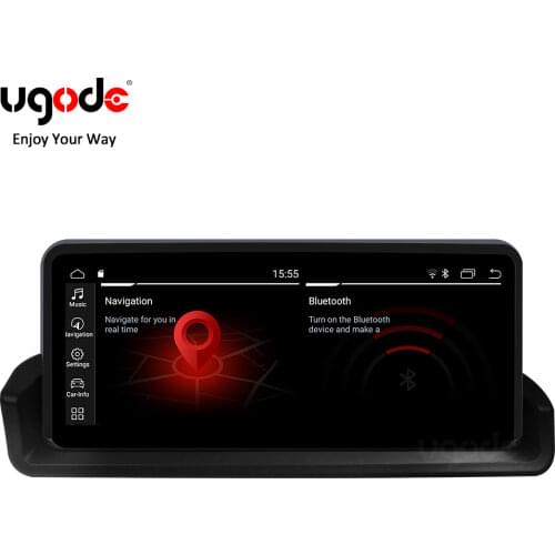 Ugode For BMW 3 Series E90 E91 E92 E93 Car Multimedia Player Android 9.0 Plastic Metal 10.25 Inches Screen Monitor (2005-2012)