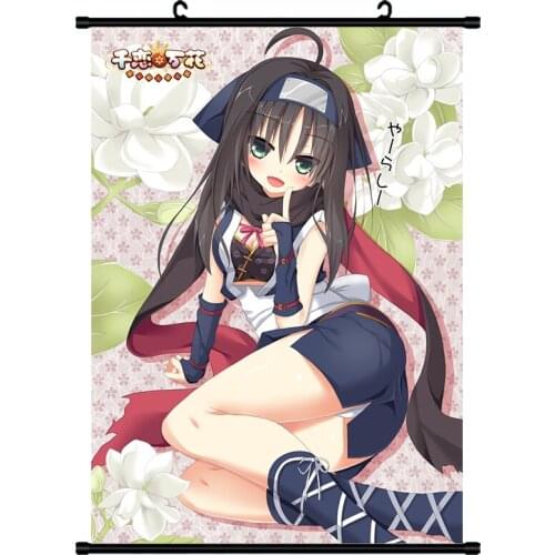 Mxdfafa Japanese Anime GALGAME printed wall scroll poster cuadros decoracion salon Scroll Painting canvas painting 40x60cm