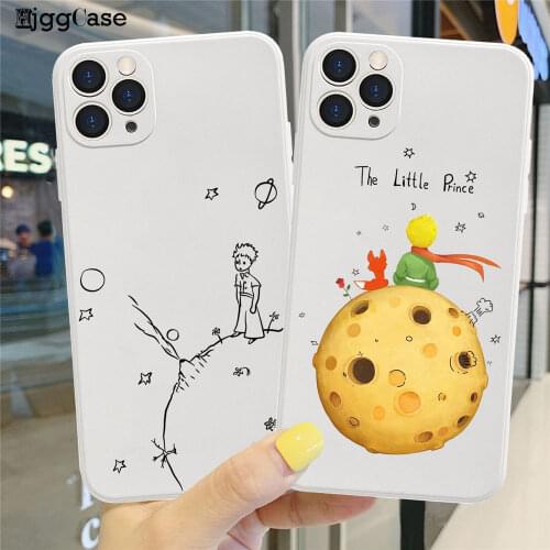 Little Prince Print White Soft Silicone Case For iPhone 11 12 Pro Max SE 2020 7 8 Plus X XS Max XR Phone Back Cover