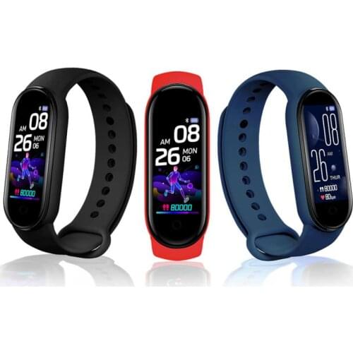 Wristwatch Fitness M6 Color Screen Smart Sport Bracelet Activity Running Tracker Heart Rate For Children Men Women Watch Hours