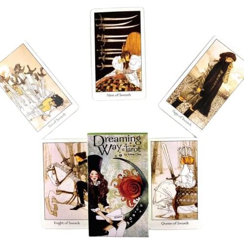 New High Quality Dreaming Way Tarot Cards Fortune Guidance Telling Divination Deck Board Game With PDF Guidebook For Friend Game