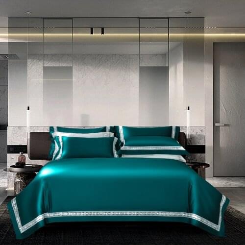 800TC egyptian Cotton bedlinen Hollowed out Bedding Set King Queen Size Bed Linen Duvet Cover Bed Sheet Set Pillowcases