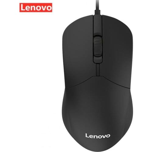 For Lenovo M101 Wired Mouse Ergonomic Silent Click Lightweight 1200DPI USB Mouse for Computer