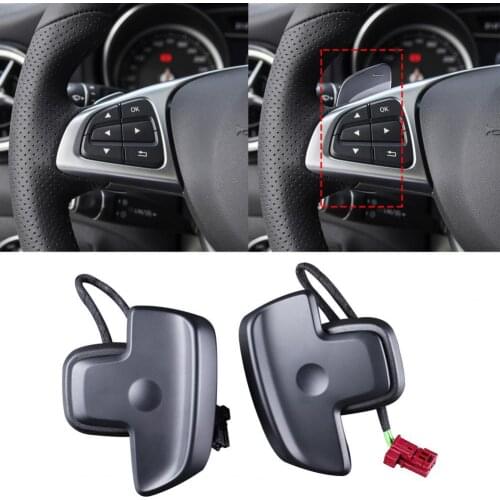 2Pcs Paddle Shifter Convenient Easy Installation ABS Left Right Steering Wheel Extended Shifter for Mercedes-Benz W177 W205 C257
