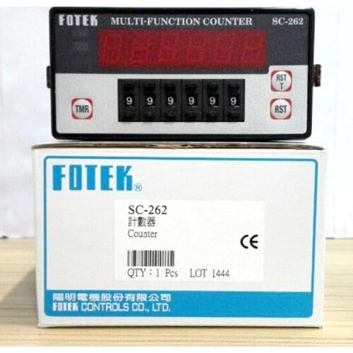SC-262 FOTEK Multifunctional Counters 100% New & Original 90-265VAC
