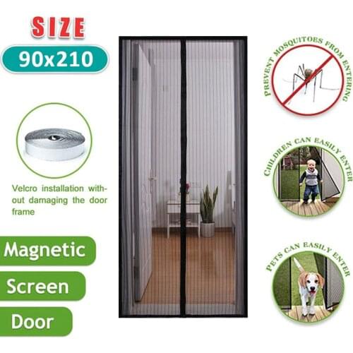 1 Set Summer Anti Mosquito Insect Fly Bug Curtains Net Automatic Closing Door Screen Kitchen Curtains ployester fiber Curtains