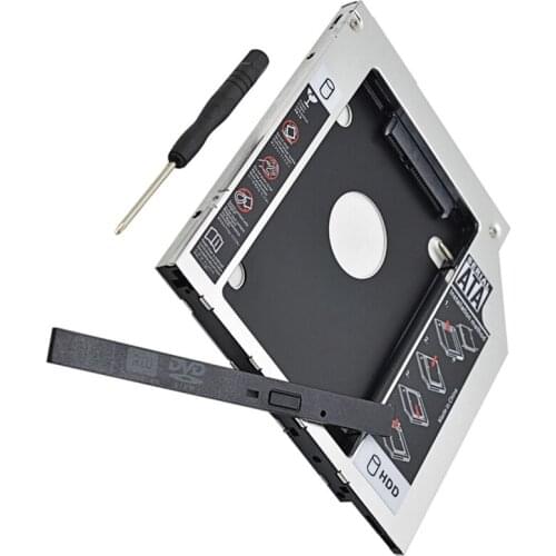 12.7mm SATA 2nd SSD HDD for Dell Inspiron N4110 N5110 N5010 N7110 Hard Disk Drive Caddy Free Shipping