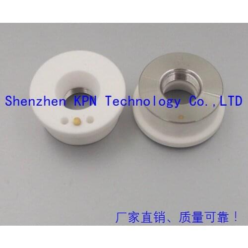 2pcs/lot for 0-2000W D28*M11 ceramic laser nozzle holder P0571-1051-00001 KT B2ins CON ceramic part free shipping