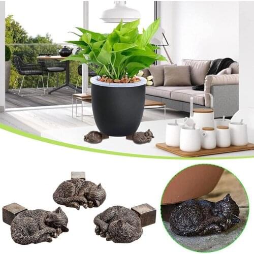 3Pcs/Set Plant Pot Feet Fun Improve Drainage Turtle Shape Prevent Water-logging Planter Risers for Home Pot Trays Planters