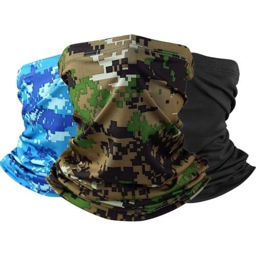 Outdoor Sports Unisex Tactical Neck Moisture Absorption Balaclava Bandana Headwear Cooling Face Mask Bib Cover