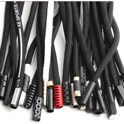 Trouser Waist Drawstring Mens Womens Sports Pants Decoration Accessories Belt Rope Sweater Hat Round Black Rope