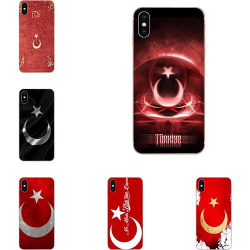 TPU Print Cover Case Turkey National Flag Emblem For Sony Xperia Z Z1 Z2 Z3 Z3+ Z4 Compact Z5 Plus M2 M4 XA XA1 XZ Premium