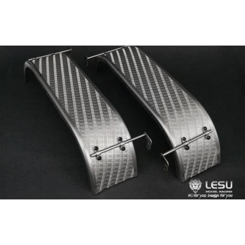 LESU Parts Metal Rear Fender for 1/14 RC DIY Tmy 3348 Dumper Truck Car Model TH10227