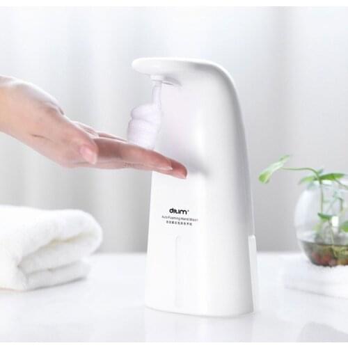Waterproof Soap Dispenser Touchless Automatic Foaming Hand Washing Device Dispenser Induction Bathroom Kitchen 250ml