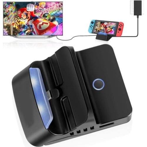 Portable TV Docking Station Replacement for Nintendo Switch with HDMI and USB 3.0 Port Switch Dock