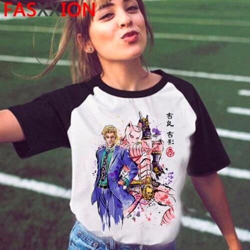 Jojo Bizarre Adventure t shirt men plus size harajuku kawaii tumblr grunge casual clothes t-shirt harajuku kawaii white t shirt