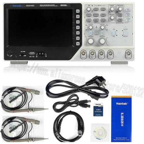 Hantek DSO4102C Digital Storage Oscilloscope 2CH 100MHz ScopemeterWaveform Generator External Trigger