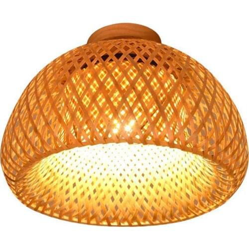 Minimalism Bamboo shade home decoration ceiling lights Farmhouse Light Fixture Household Accessories ceiling Lamp