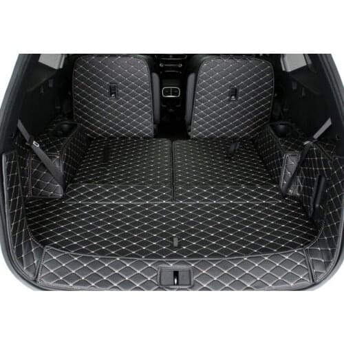 New 3D Full Rear Trunk Tray Cargo Liner Pad mats For Hyundai New Santafe 5 seats 2019 2020 EMS Free Shipping