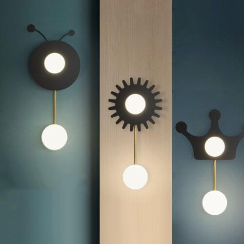 Creative Novelty Pattern Art LED Wall Lamp Acrylic Modern Home Office Dining Living Room Bedroom Study Corridor Decor Lighting