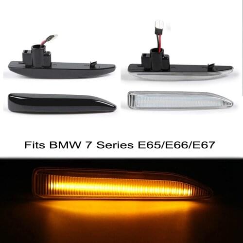 New Audew 2pcs Turn Signal Light Panel Lamp Blinker for BMW E65 E66 E67 2001 2002 2003 2004 2005 2006 2007 2008