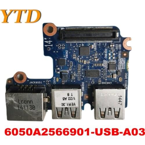 Original for HP ProBook 640 645 G1 USB Board Network Interface 6050A2566901-USB-A03 tested good free shipping