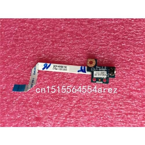 Original and New For lenovo IdeaPad Y500 Y510P Series Power Switch Board Power Button With Cable QIQY5 LS-8698P