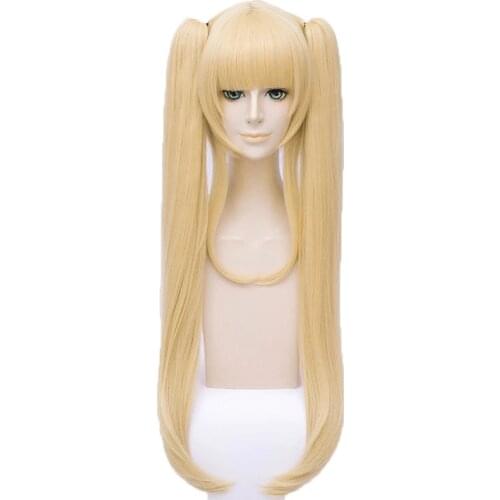 Eriri Spencer Sawamura Synthetic Blonde Golden Long Chip Ponytails Removable Cosplay Wig Saenai Heroine no Sodatekata