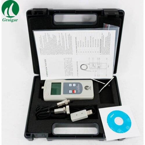 Portable Vibration Tester Vibration Meter AV-160B with Software and USB cable
