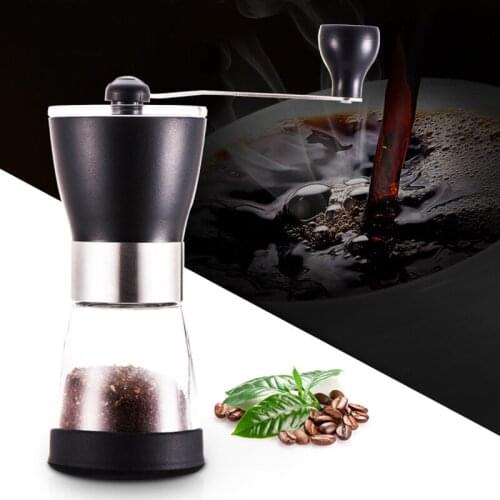 Hand Grinder Manual Coffee Grinder Plastic Coffee Machine Ceramic Grinding Core Washable Grinder
