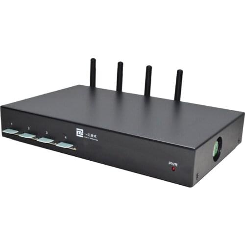 4 ports voip gateway/4 sim sms gsm modem with HTTP API