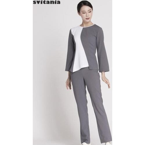 Spa Skin Management Work Clothes Beauty Salon Cosmetologist Work Clothes Embroidery Nail And Hair Professional Suit