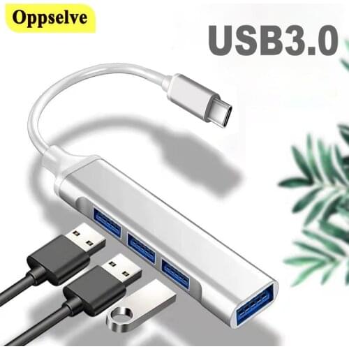 USB C HUB 3.0 Type C Adapter OTG For Xiaomi Lenovo Macbook Air Pro PC U Disk Computer Notebook Accessories 4Port Multi Splitter