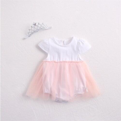 Cozy mesh tutu dress baby girls 100% cotton clothes baby party wedding costumes infant kids dresses for girls toddler clothing