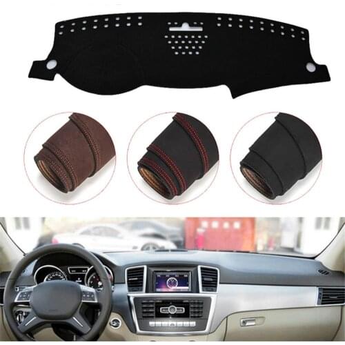 Console Dashboard Suede Mat Protector Sunshield Cover Fit For Mercedes Benz ML 2011-2015