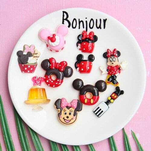 1Pcs Slime Charms Animal Cartoon Mouse Slime Accessories Beads Making Supplies With Drawstring Pouch For DIY Crafts Scrapbooki